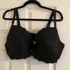 Mierside black lace bra, 46DDD